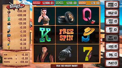 Billy's Garage By Wild Cat Skill Games