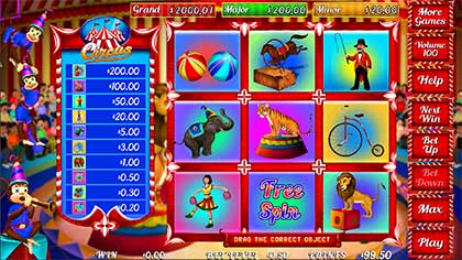 Circus skill-based game By Wild Cat Skill