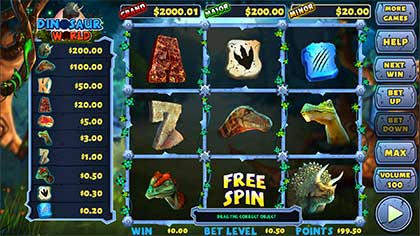 Dinosaur World By Wild Cat Skill Games