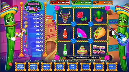 Maxican Fiesta Skill Game Mexican Fiesta By Wild Cat Skill Games